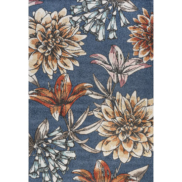 Giglio Modern Botanical Flower Area Rug